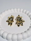 Gold Floral Earrings