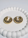 Gold Hoop Earrings with Anti-Tarnish Coating