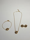 Crafted Gold Jewelry Set