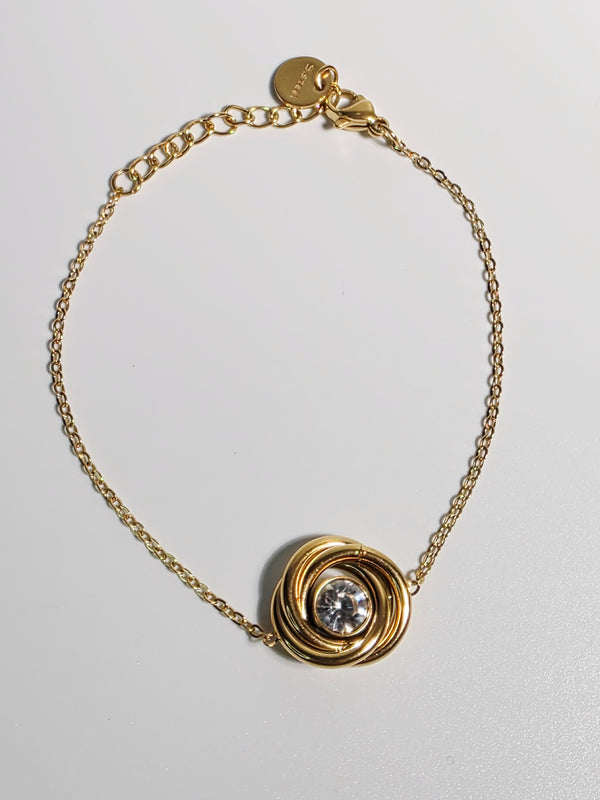 Crafted Gold Jewelry Set