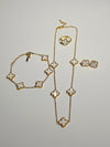 White Floral Jewelry Set