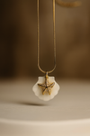 Gold Starfish Shell Necklace