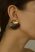 Shell-Shaped Gold Earrings