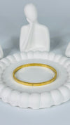 Gold-Toned Bangle Bracelet with Anti-Tarnish Coating
