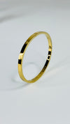 Gold-Toned Bangle Bracelet with Anti-Tarnish Coating