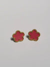 Pink Floral Jewelry Set
