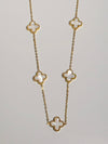 White Floral Jewelry Set