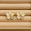 Enamel Floral Studs