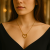 Heart Gold Pendant Necklace