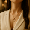 Heart Gold Pendant Necklace