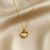 Heart Gold Pendant Necklace